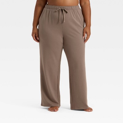 Women's Fleece Wide Leg Sweatpants - Auden™