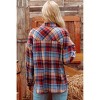 Women's Plaid Print Poose Vintage Shirt Top - fashionworks - 3 of 3