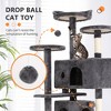 FDW 54in 70in Cat Tree Tower Cat Furiture Activity Center with Cat Scratching Posts for Kittens Pet - 3 of 4