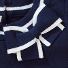 Hope & Henry Girls' Milano Tipped Short Sleeve Sweater, Infant - 3 of 4