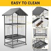 31.4 Inch Large Bird Parrot Cage for Parrot Lovebirds Finches Parakeets Budgie Parrotlet Conures,Flight Cage - 4 of 4