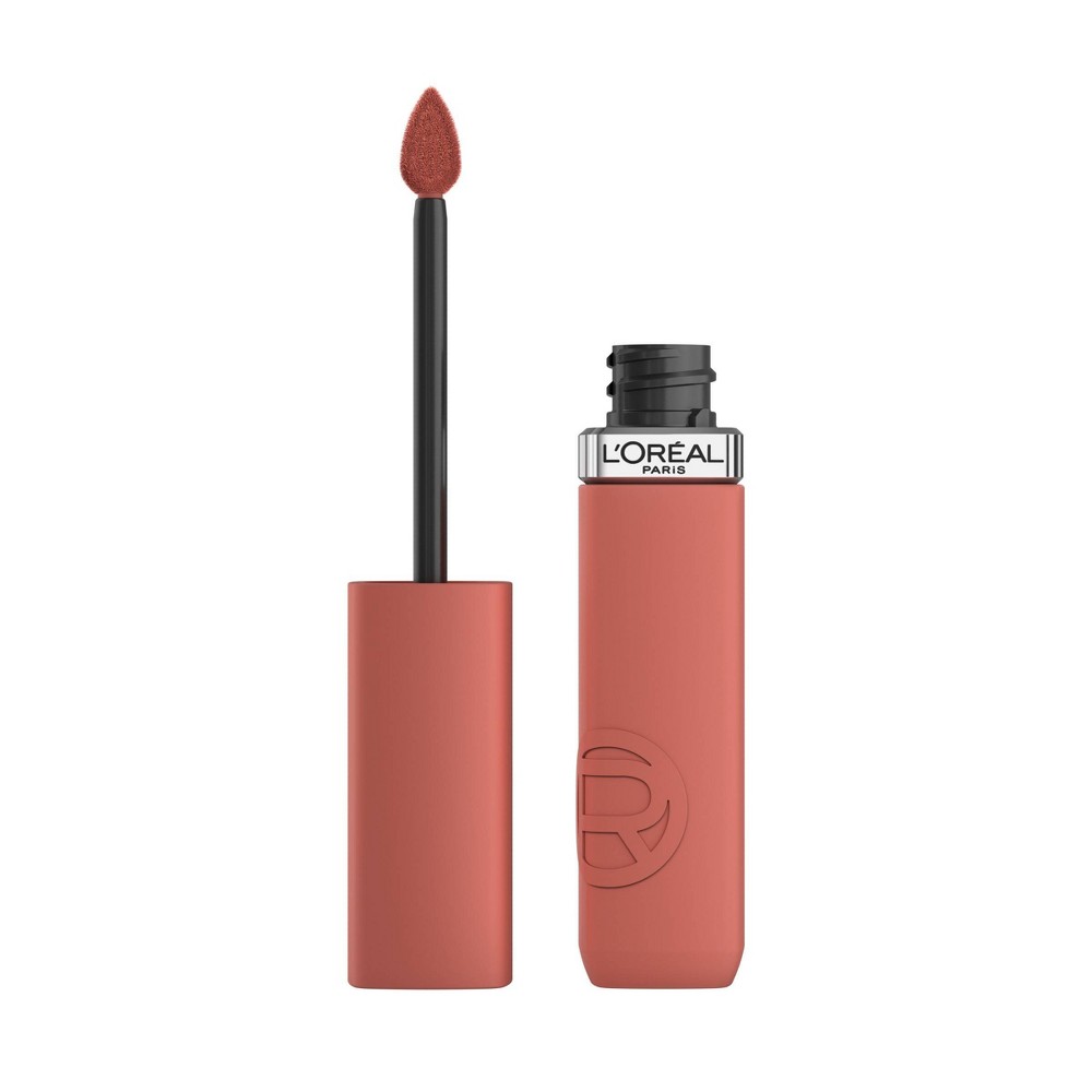 Photos - Lipstick & Lip Gloss LOreal L'Oreal Paris Infallible Matte Resistance Liquid Matte Lipstick - 630 Rose Heat - 0.16 fl oz 