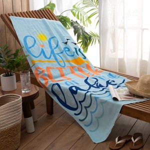 Moda at Home 'Life is Better at the Lake' Velour Beach Towel - 1 of 4