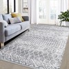Area Rugs Boho Moroccan Rugs for Living Room Carpet Abstract Rugs for Bedroom Soft Distressed Rug - 3 of 4