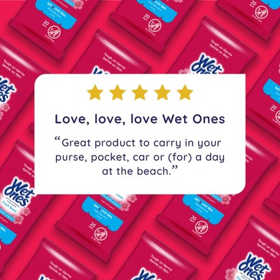 Wet Ones Brandclub Wet Ones Antibacterial Hand Wipes Travel Pack Fresh Scent 20ct