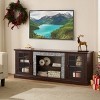 Bella Depot Modern 70" TV Stand for TVs Up to 75", Faux Stone Media Console Cabinet, Entertainment Center for Living Room - 2 of 4