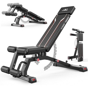 FLYBIRD Strength Training Bench for Home Gym, Adjustable Weight Bench can be Folded for Storage/Vertical Storage, Space-Saving Workout Bench - 1 of 4