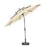 Ainfox 10FT 3 tier vented Outdoor Table Umbrella - 2 of 4
