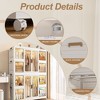 Kumasinova Portable Wardrobe Cabinet,Storage Aacrmoire with Hanging Rod,Cubes,Hangers,Magnetic Doors,Closet for Clothes,Quilts,Baby Items,Foldable - 4 of 4