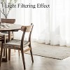 NICETOWN Light Filtering Sheer Curtain Pair - Rod Pocket/Back Tab Sheer Drapes for Bedroom/Living Room, 2 Panels - 3 of 4