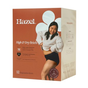 Hazel High & Dry Briefs Disposable Incontinence & Postpartum Underwear - 1 of 4