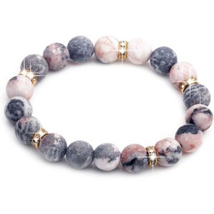Chakra Beaded Bracelets Rose Quartz Crystals And Healing Stones Yoga Bead Bracelet - 1 of 4