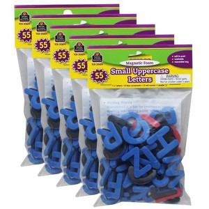 Teacher Created Resources® Magnetic Foam: Small Uppercase Letters, 55 Per Pack, 5 Packs - 1 of 2