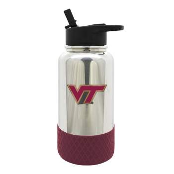 NCAA Virginia Tech Hokies 32oz Chrome Thirst Hydration Water Bottle