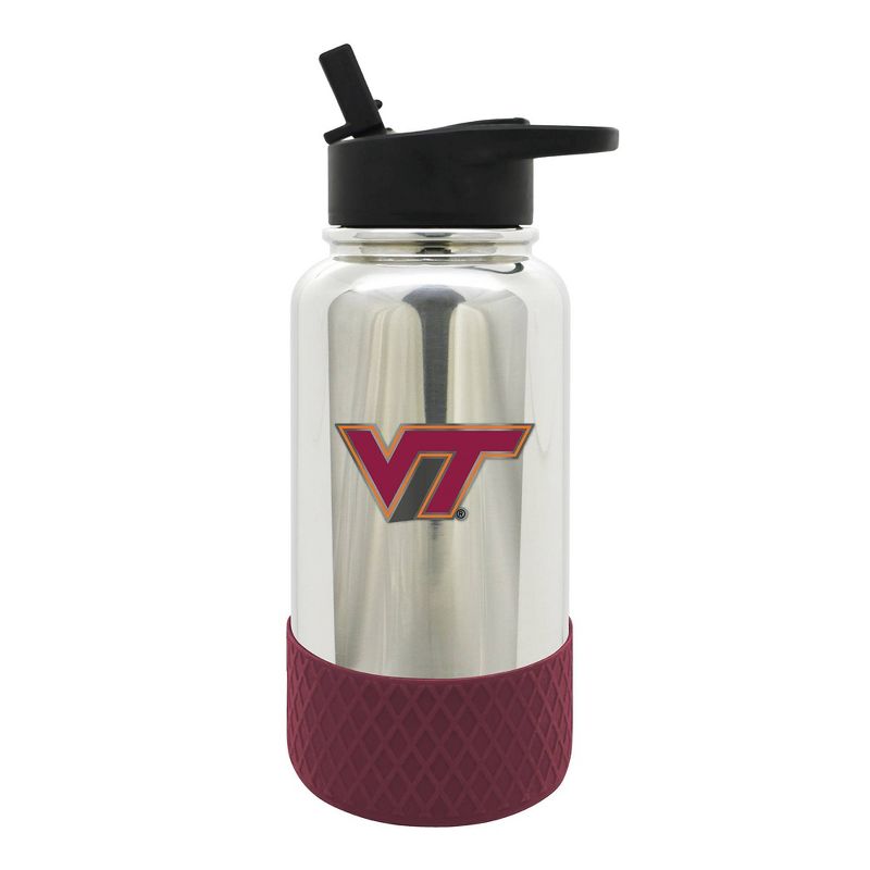 NCAA Virginia Tech Hokies 32oz Chrome Thirst Hydration Water Bottle, 1 of 4