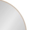 Kate and Laurel Zayda Metal Round Mirror, 24" Diameter, Natural - 2 of 4