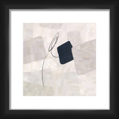 13" x 13" Matted to 2" plethora Picture Framed Black - PTM Images