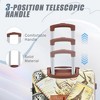 MOEPISY 3 pcs/set in PC Spinner Wheel Luggage, Carry on Suitcase, With Printed pattern and Combination Lock (City Stamps) - 4 of 4