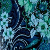 green rose paisley