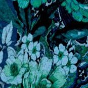 green rose paisley