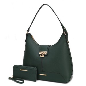 MKF Collection Graciela vegan Leather Women's Hobo Bag and Wallet by Mia K - 1 of 4
