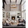 Urban Ambiance Luxury Modern Rustic Indoor Chandelier,  42''H x 48"W x 48''D,  Soft Gold Finish, UHP5033 - 2 of 4
