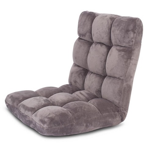 Lavish Home Gray Memory Foam Chair Pad HW8911037 - The Home Depot