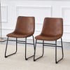 Dolonm Set of 4 Retro Suede Bar Stools, 17.7x20.87x37 Inches, Industrial Vintage Style with Non-Slip Pads - 4 of 4