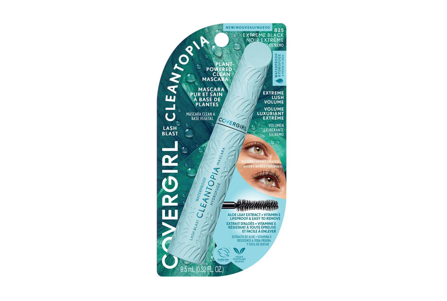 COVERGIRL Lash Blast Cleantopia Waterproof Mascara - Extreme Black - 0.32 fl oz