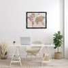 Stupell Industries Detailed Boho World Map Floating Frame Canvas Art, Black, 31" x 25" - 3 of 4