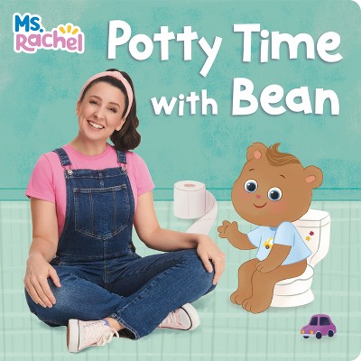 Potty Time with Bean - by Ms. Rachel (Board Book)