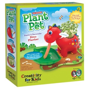 Creativity for Kids Self Watering Plant Pet Dinosaur Garden Art Kit - 1 of 4