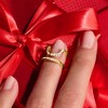 Ross-Simons 0.20 ct. t.w. Diamond Nail Ring in 18kt Gold Over Sterling Size Adjustable - 4 of 4