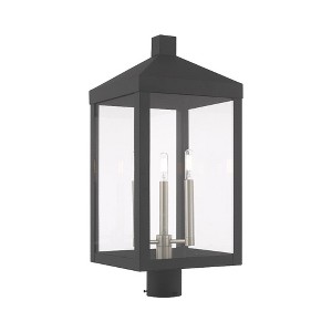 Livex Lighting Nyack 3 - Light Post Light in  Scandinavian Gray - 1 of 4