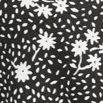 black white ditsy floral