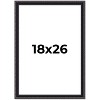 PosterPalooza | Antique Red Picture Frame - UV Acrylic, Foam Board Backing, Hanging Hardware - 2 of 4