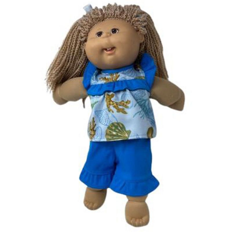 Doll Clothes Superstore Under The Sea Print Outfit For 15-16 Inch Cabbage Patch Kid Dolls, 2 of 5