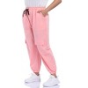 Plus Size Women's Cargo Pants - High Waist Stretch Cotton Work Pants with Utility Pockets & Adjustable Drawstring - 4 of 4