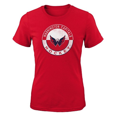 Women's Fanatics Branded Red Washington Capitals 2018 Stanley Cup Champions  Jersey Roster Plus Size V-Neck T-Shirt