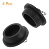 Unique Bargains Rubber Bathtub Sink Drain Stoppers with Hanging Ring 4 Pcs - 3 of 4