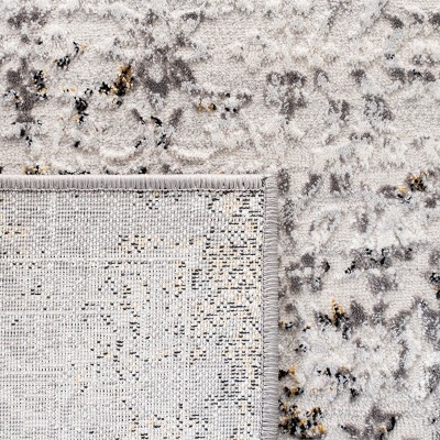 Amelia Grey Ivory Hand-knotted Washable Square Area Rug