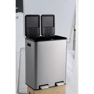 Stainless Steel Kitchen Trash Can - 1 of 4