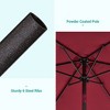 Sonkuki 7.5 ft Patio Market Crank and Tilt Umbrellas,  UV-Resistant Canopy - 4 of 4