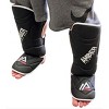 Amber Fight Gear Centurion Shin Guards – Skintex Leather, Foam Padding, Lightweight & Durable for MMA, Muay Thai & More. - 3 of 4