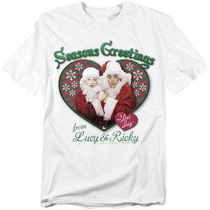 Men's I Love Lucy Seasons Greetings T-Shirt - 1 of 4