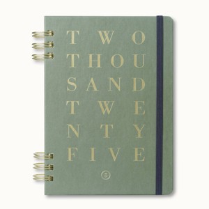 Wit & Delight 2025 Weekly/Monthly Planner 8"x5.75" Double Spiral Evergreen: Calendar, January-December, All Ages - 1 of 4