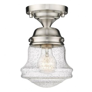 Z-Lite Vaughn 1 - Light Flush Mount in  Brushed Nickel - 1 of 4