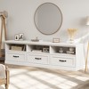 70in TV Stand for TVs up to 80", Mid Century Modern Entertainment Center with Drawer, TV Console Media Cabinet for Living Room, Bedroom - 3 of 4