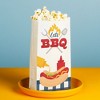 Big Dot of Happiness Summer BBQ Popcorn Bags, Fire Up the Grill Picnic Party Favor Snack Treats, Free-Standing Individual White Paper Bags - 25 Count - 2 of 4