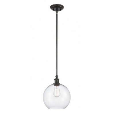 Concord - 1 Light Mini Pendant In Industrial Style-13 Inches Tall and 10 Inches Wide